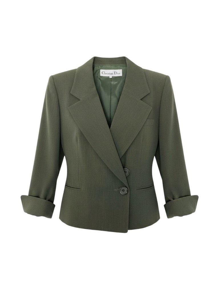 Dior Terre Jacket L Dark Green Wool